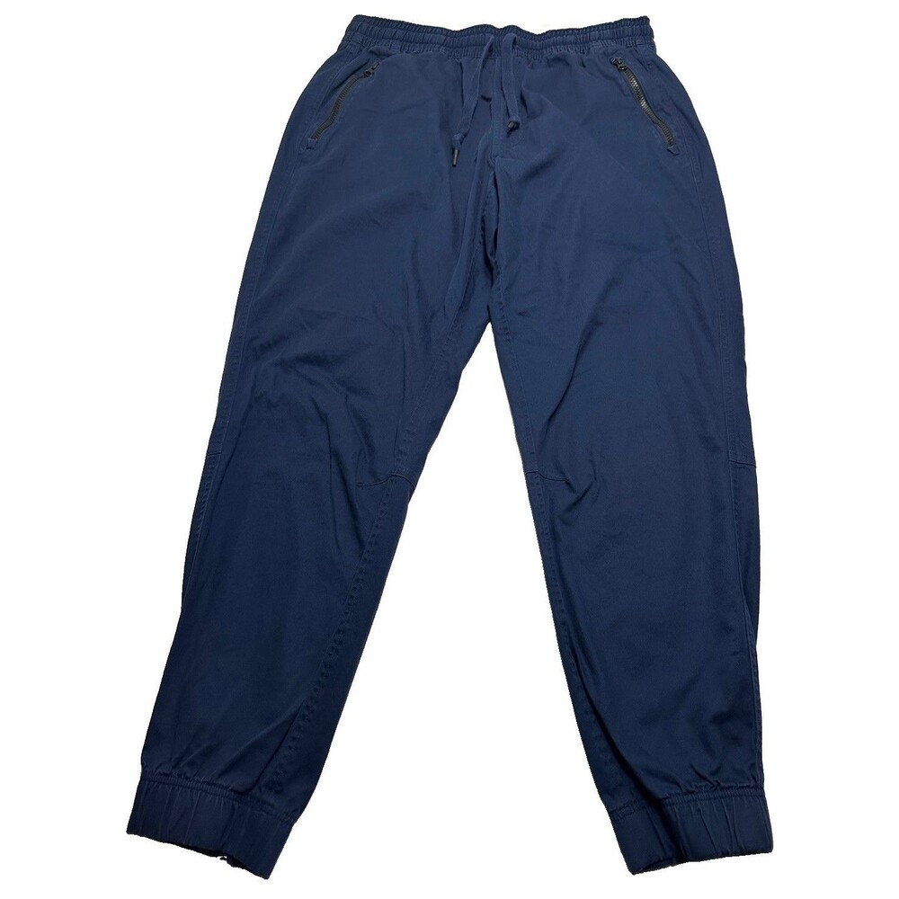 Men's Under Armour Woven Fitted Jogger Pants 29" Size XL Navy Blue